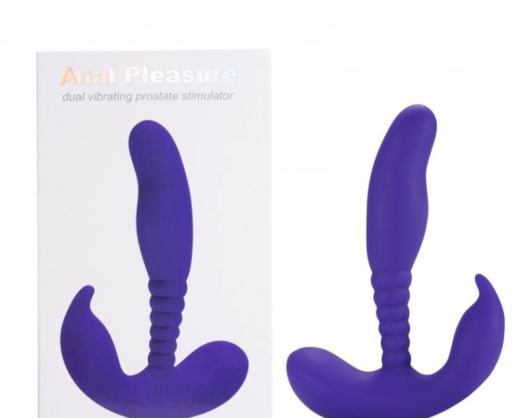    ANAL PLEASURE DUAL VIBRATING PROSTATE STIMULATOR PURPLE