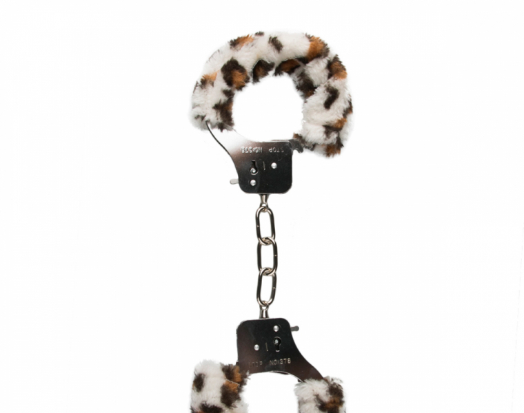     EASYTOYS FURRY HANDCUFFS LEOPARD