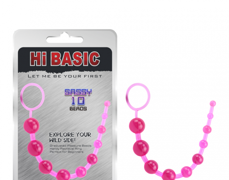    SASSY ANAL BEADS-PINK