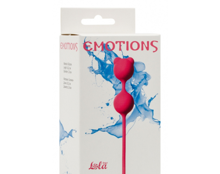  Lola Toys Emotions Foxy, розовые
Вагинальные шарики со стимулирующими ушками.