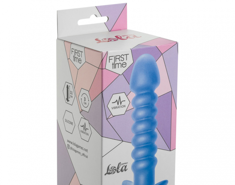      TWISTED ANAL PLUG BLUE 7 . 