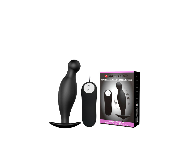    (   ) Baile Pretty Love Special Anal Stimulation 12 Speed Vibrator, .    