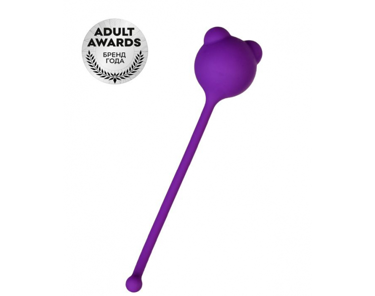  Вагинальный шарик A-Toys by TOYFA Tigo, силикон, фиолетовый, 12,4 см, Ø 2,7 см