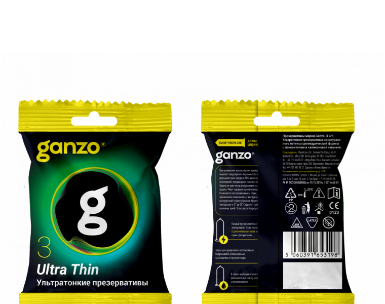   GANZO ULTRA THIN 3 ( ), 3 .  .